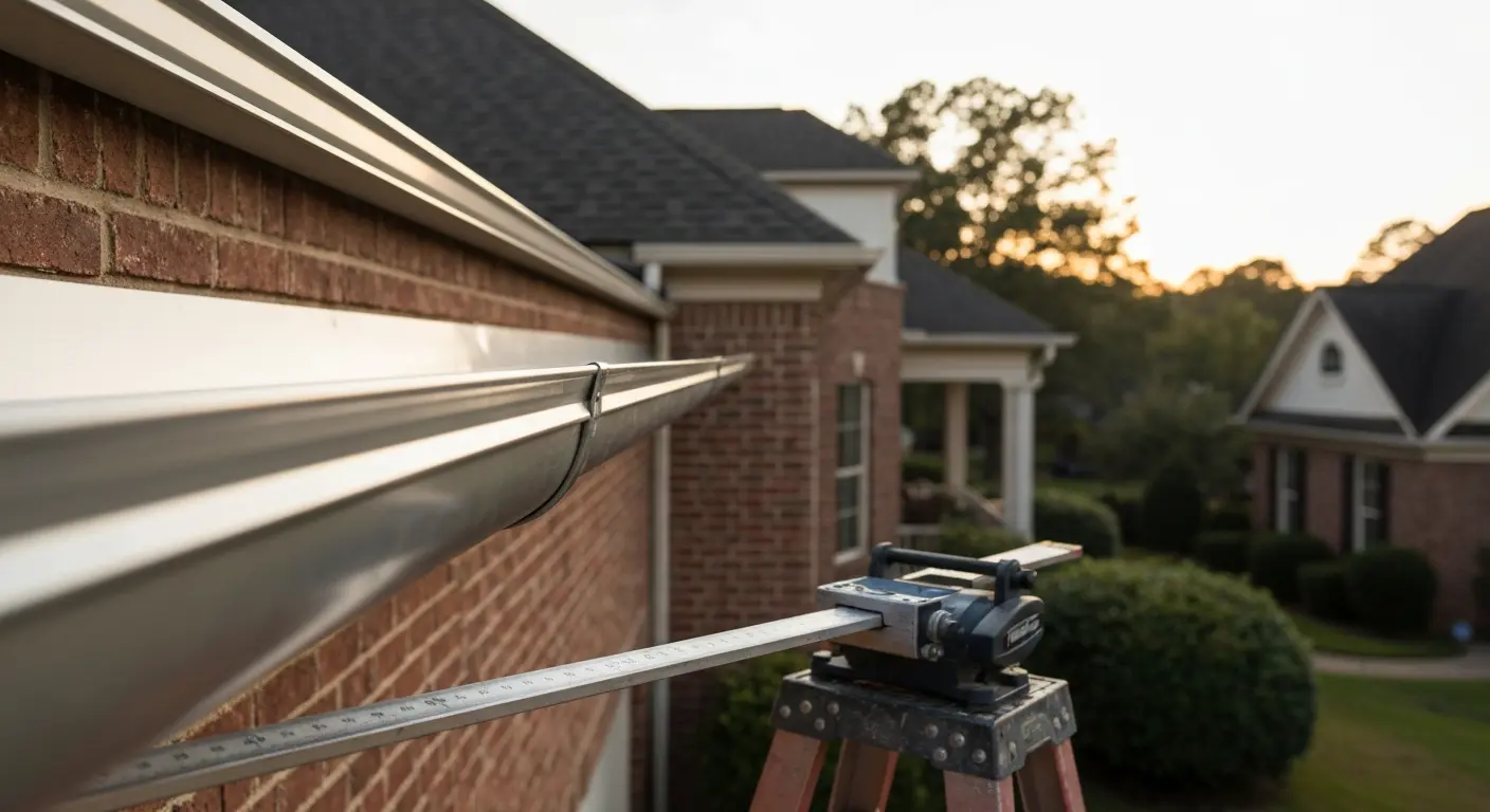 Gutter installation detail