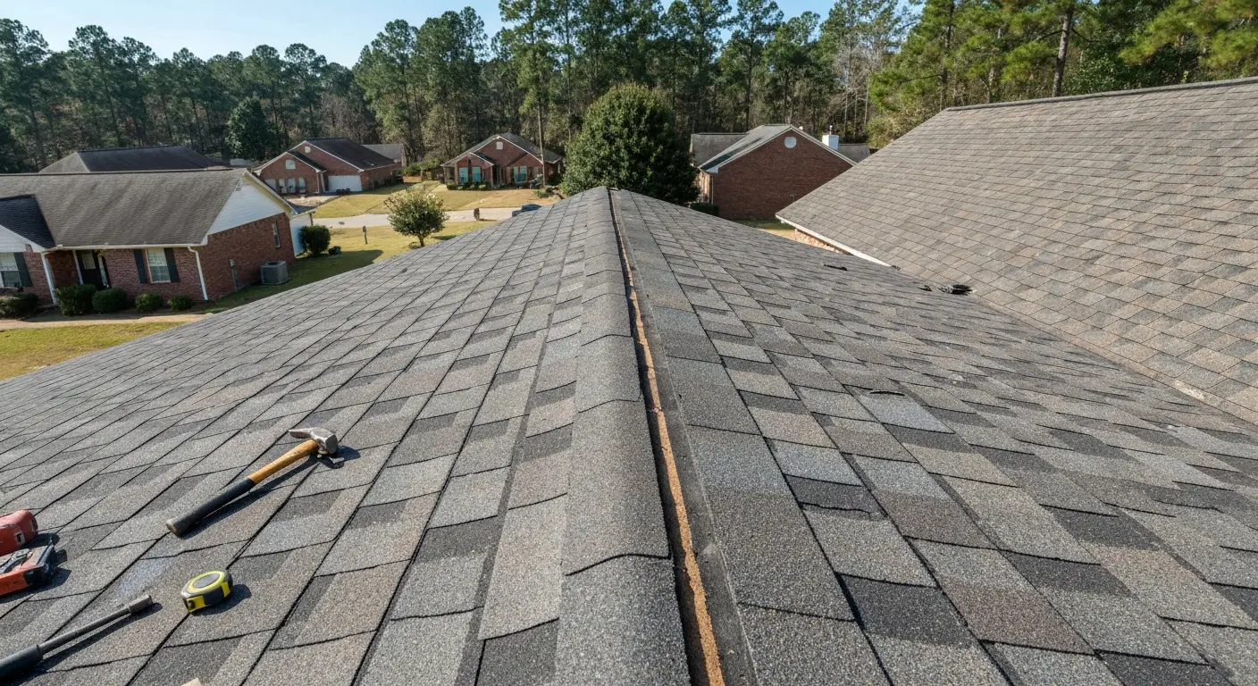 Roof repair work in Silver Creek, Alabaster