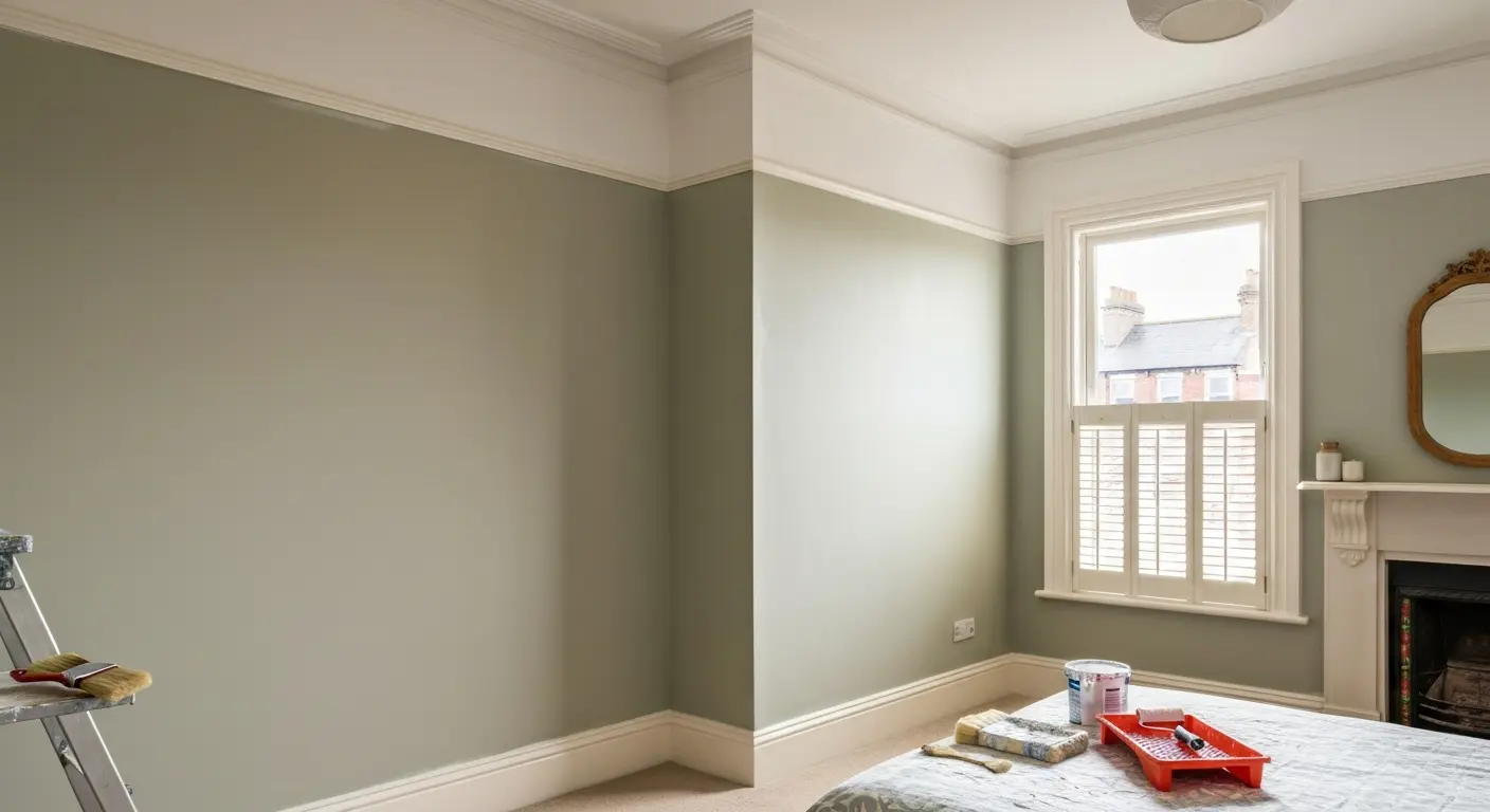 Bedroom painting project