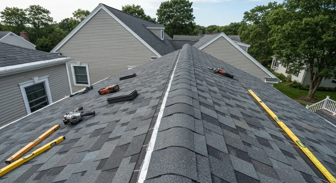 Roofing installation in Pelham