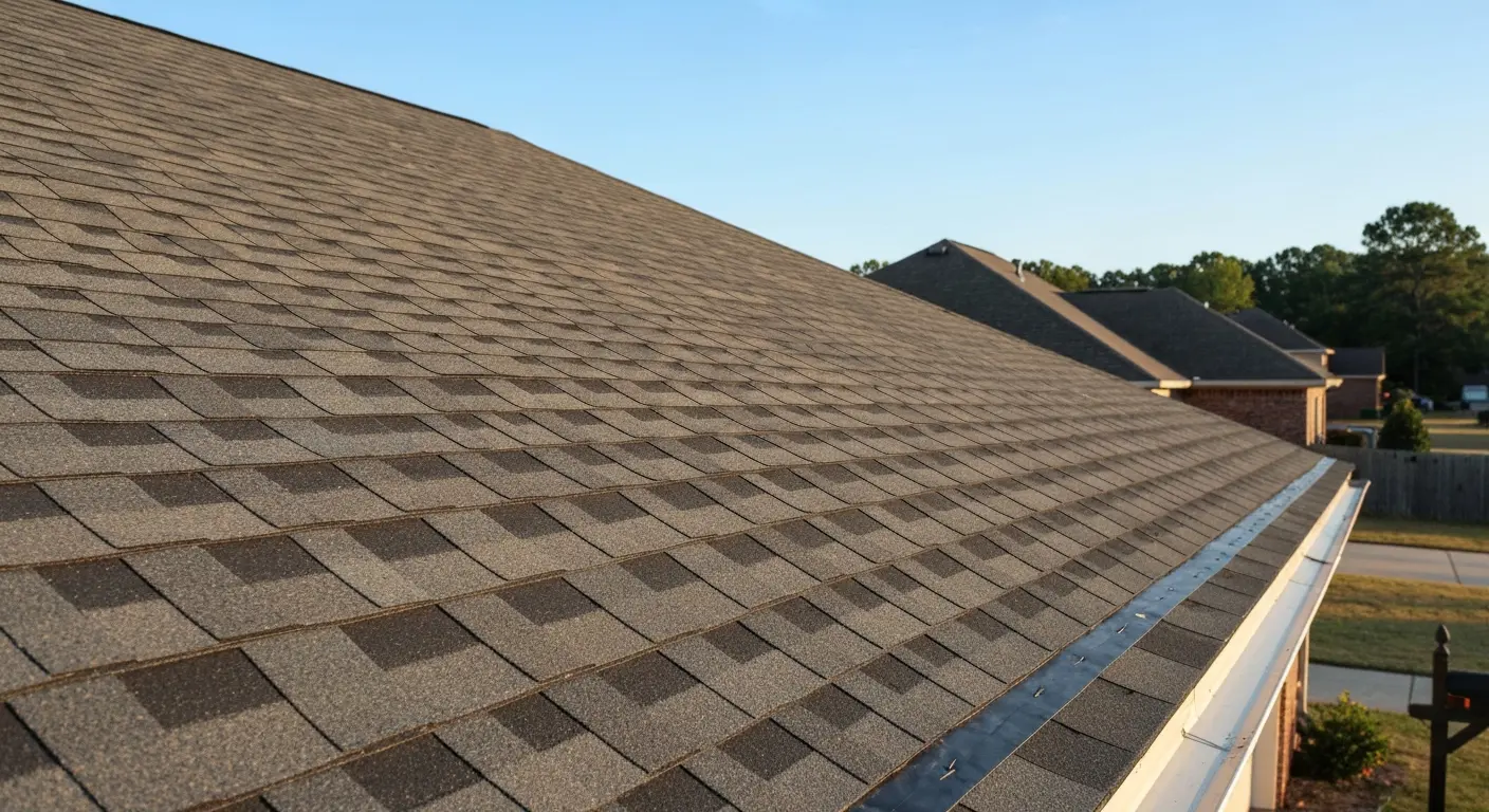 Residential roofing installation