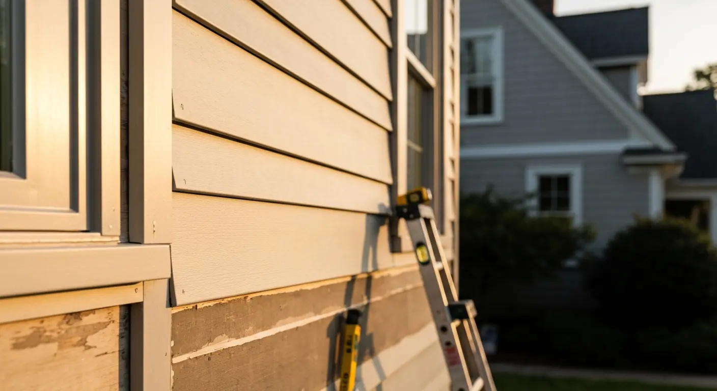 Siding repair project