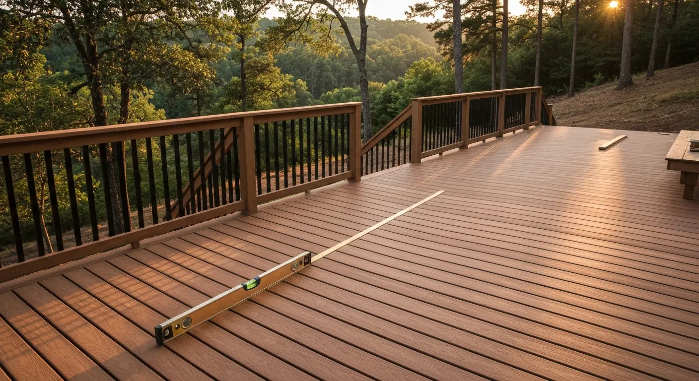 Deck construction and exterior improvements