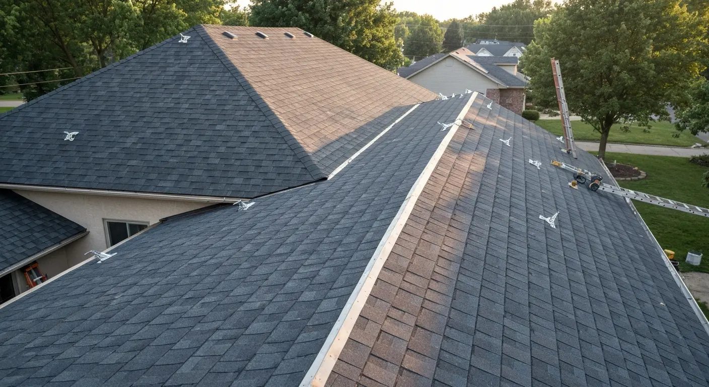 Roofing installation in Shelby