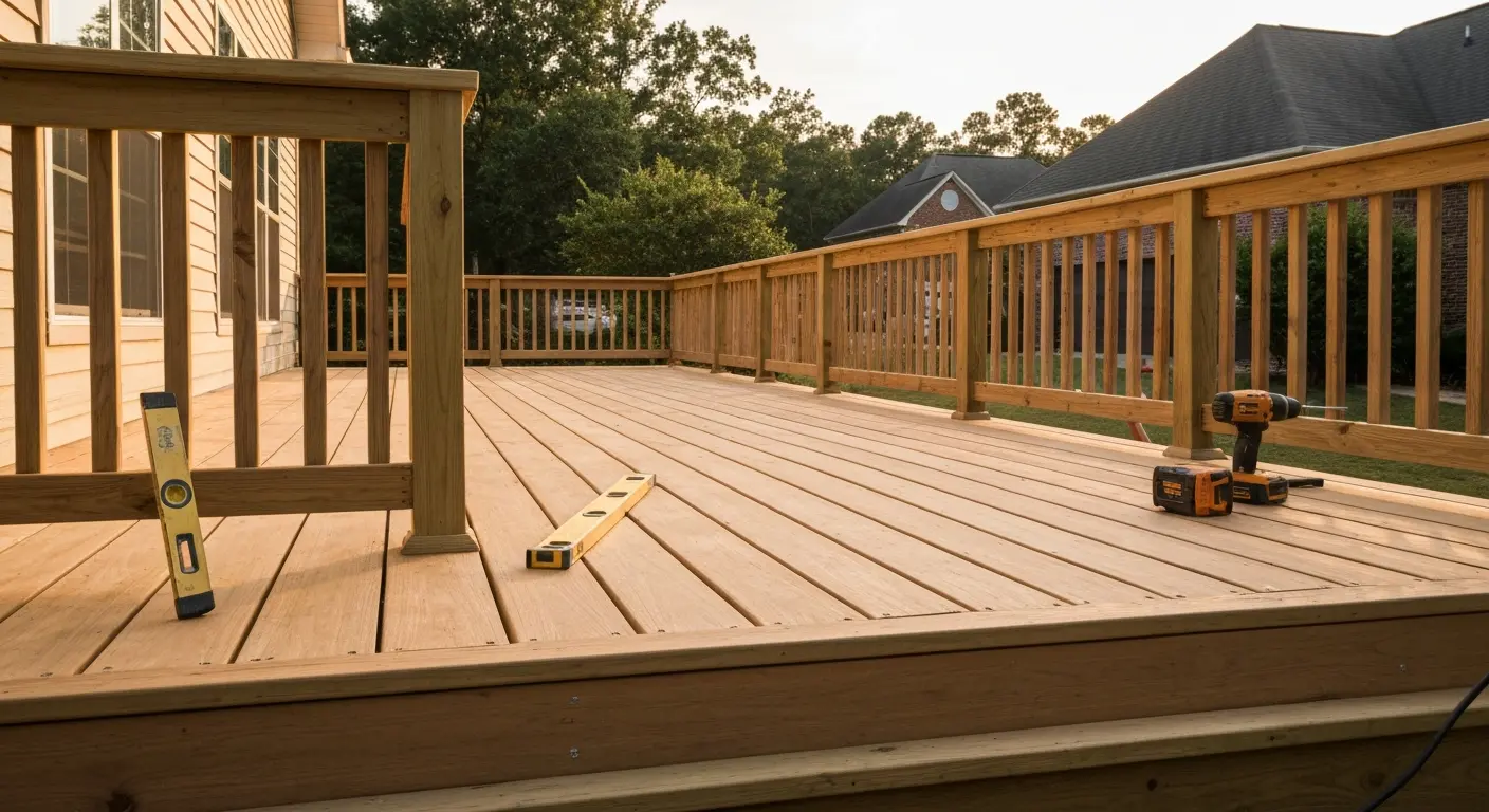 Deck construction project