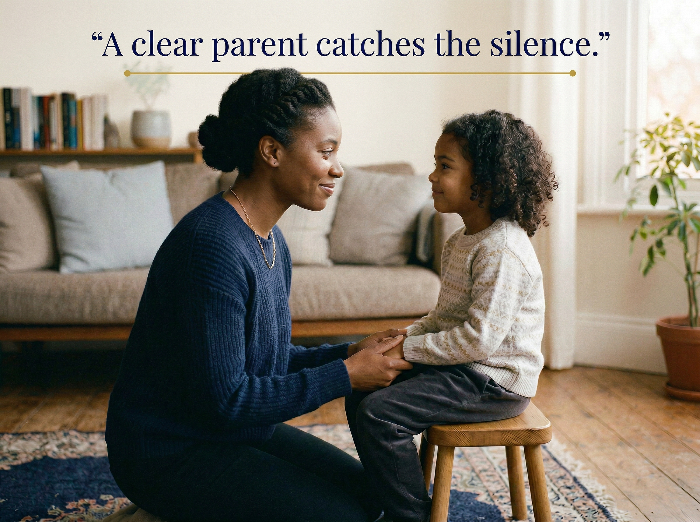 Clear Parent Catches Silence