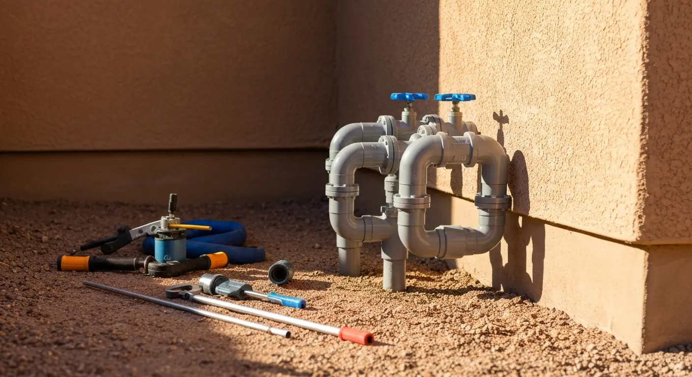 Drainage service work