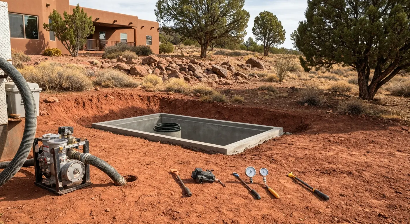 Septic pumping service