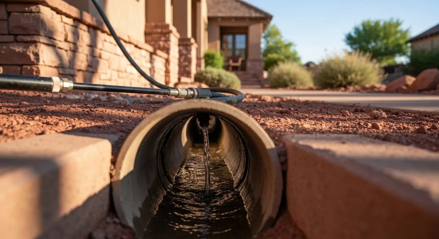 Storm drain cleaning service
