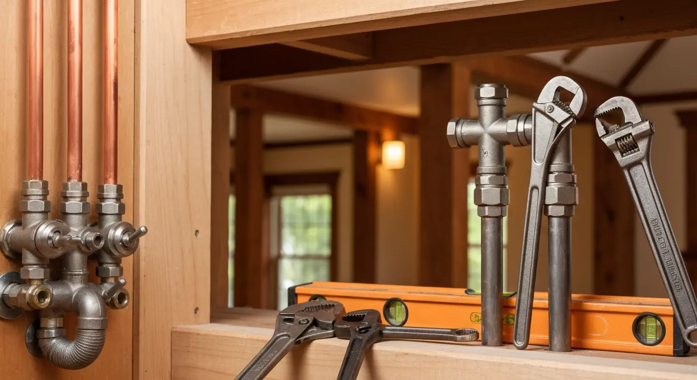 Residential plumbing repair