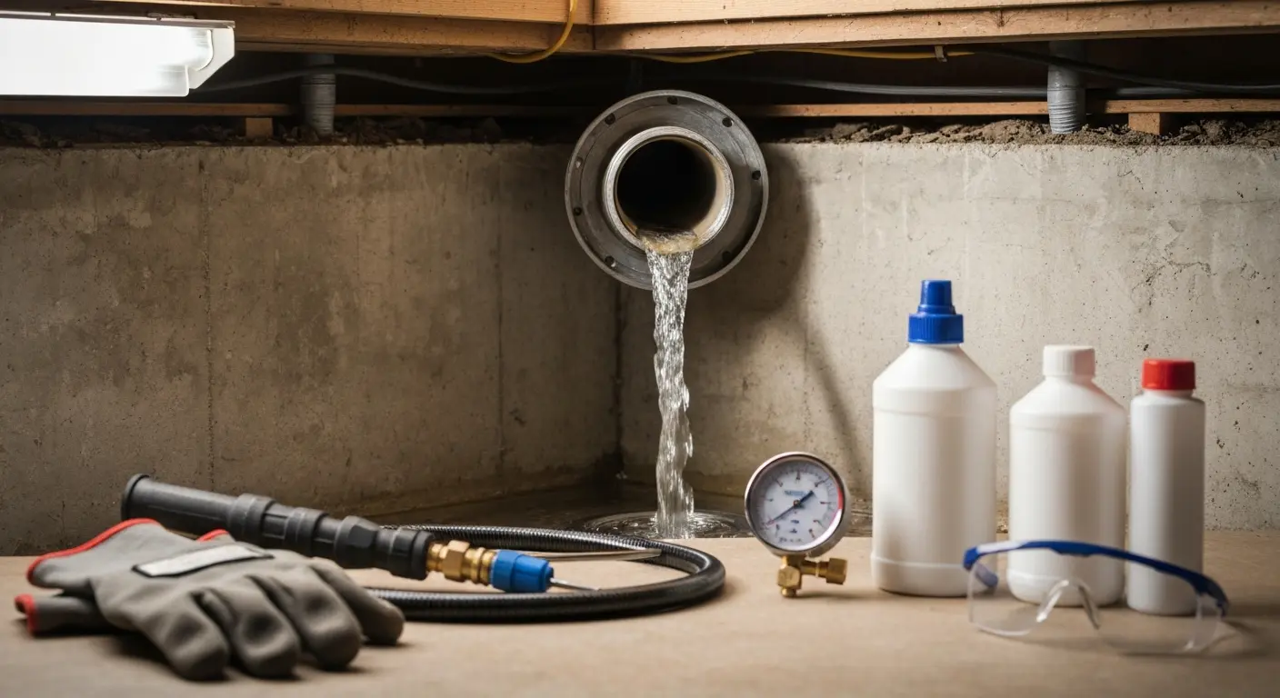 Drain cleaning service