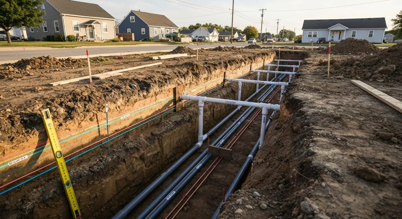Underground utility installation
