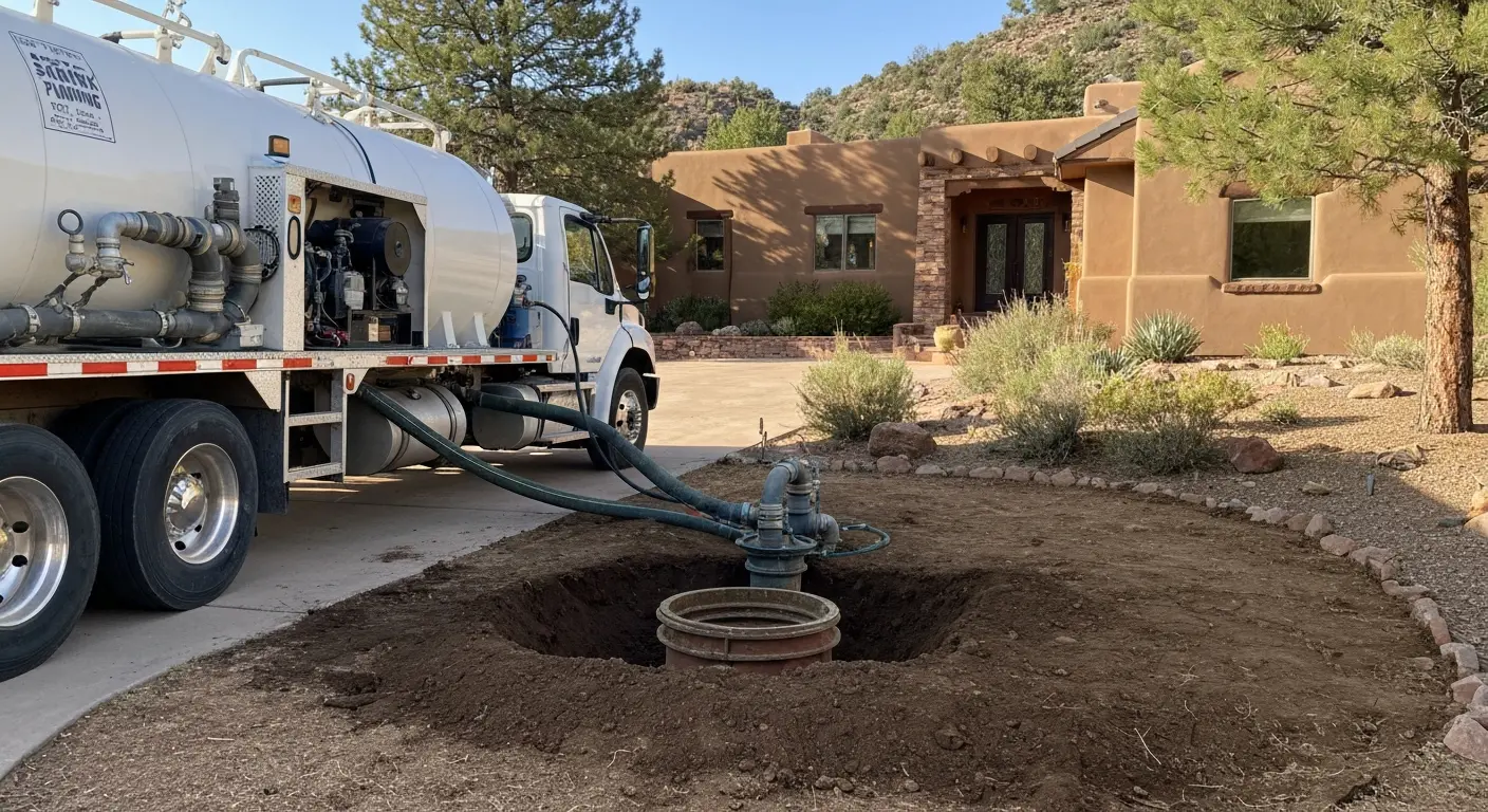 Septic tank pumping service
