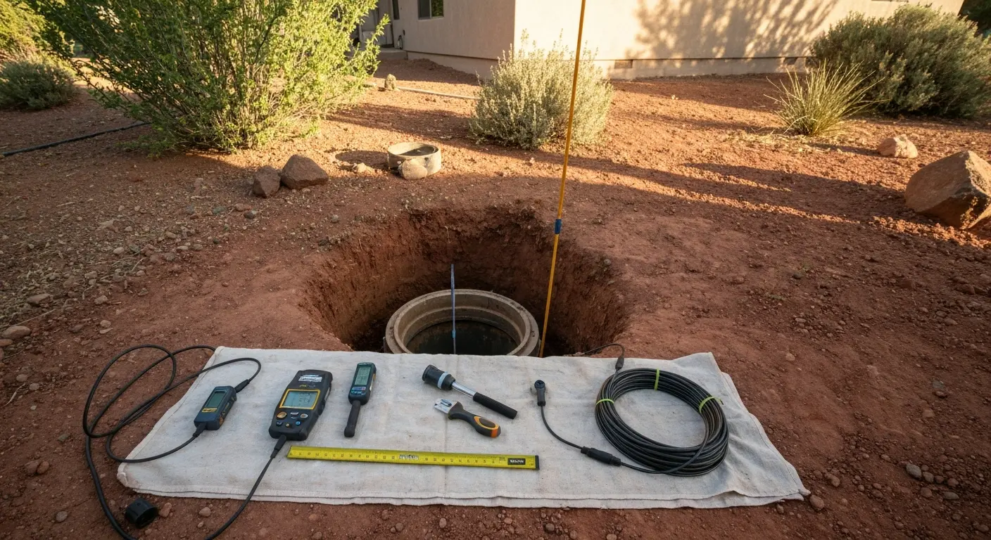 Septic system inspection