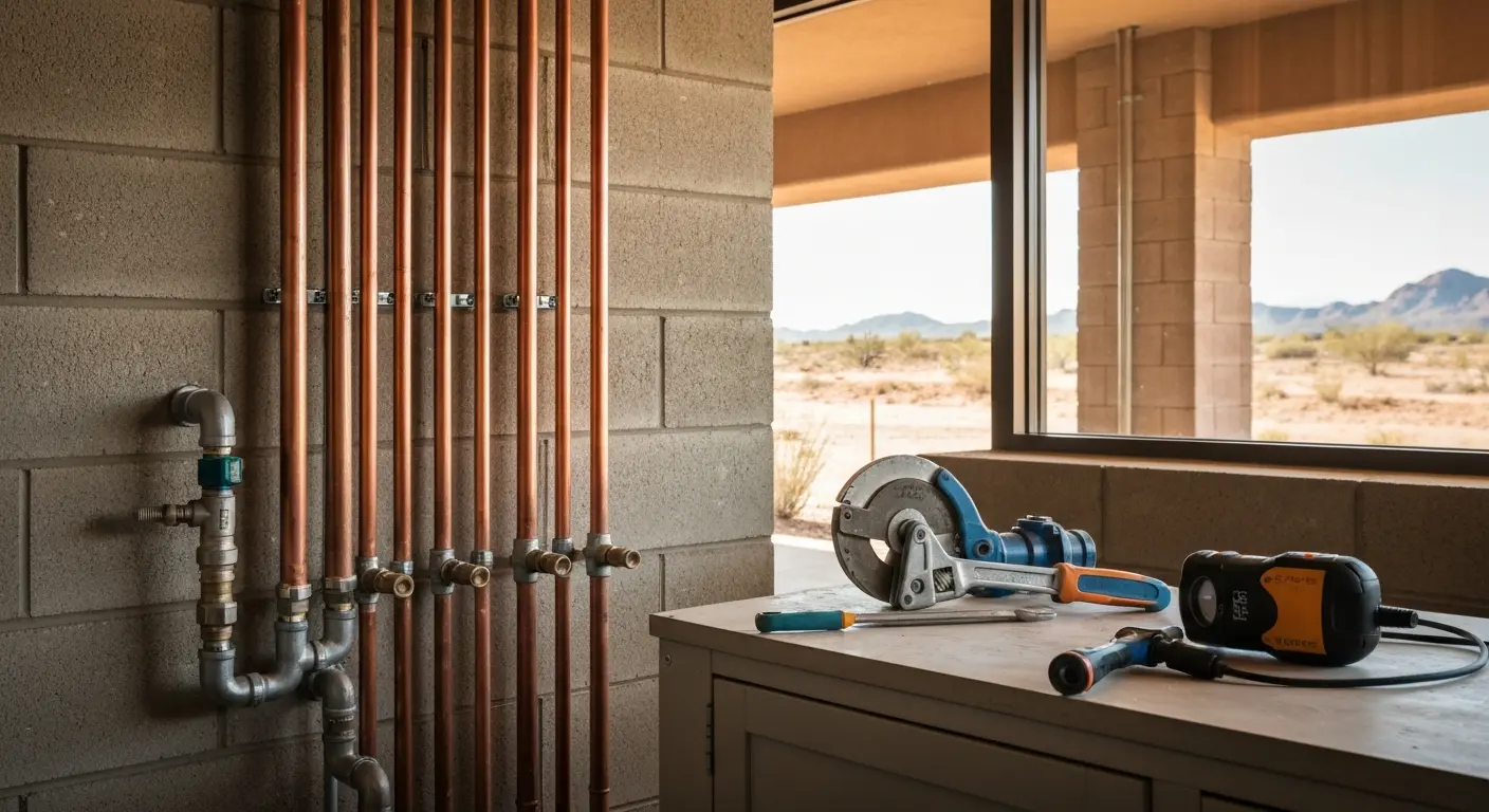 Commercial plumbing inspection