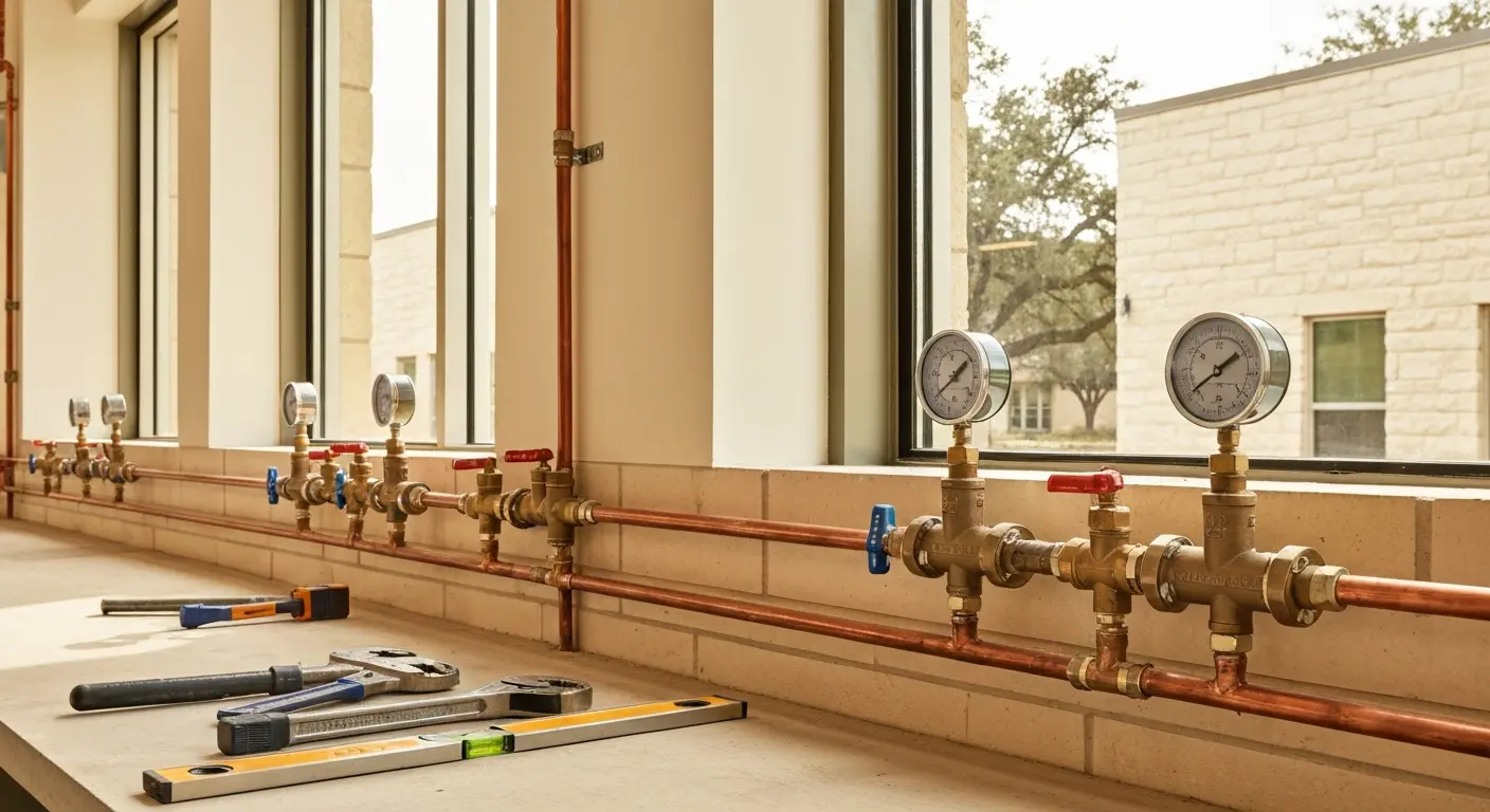 Commercial plumbing service