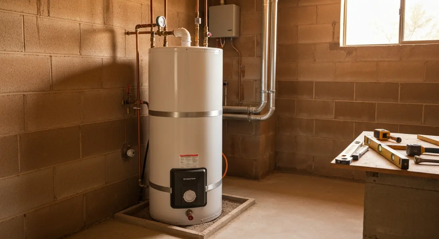 Water heater installation in Prescott