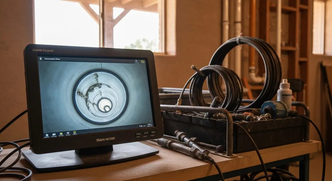 Drain camera inspection service
