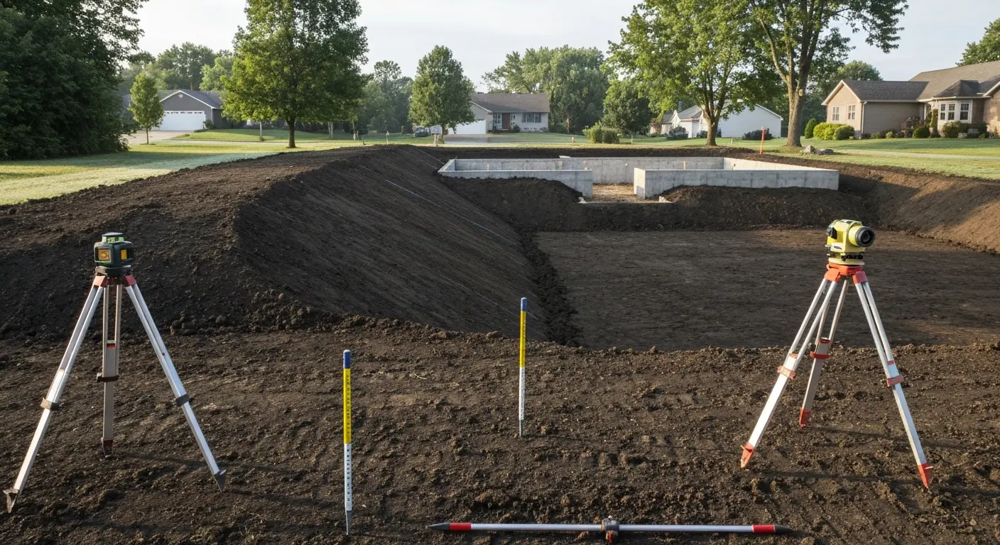 Site grading and preparation