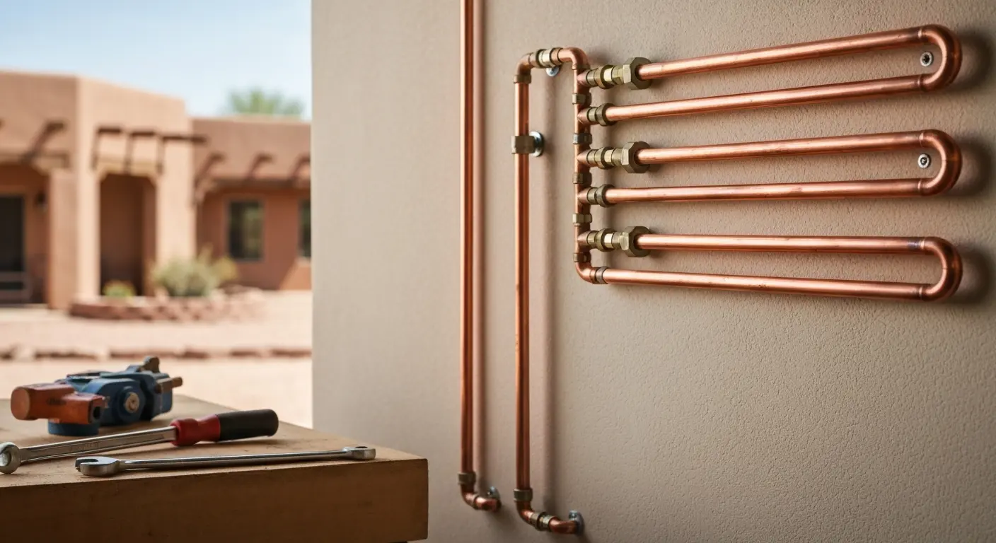 Residential plumbing work