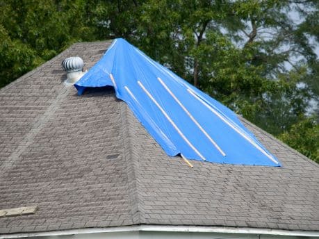 Roof Tarping in Bargersville