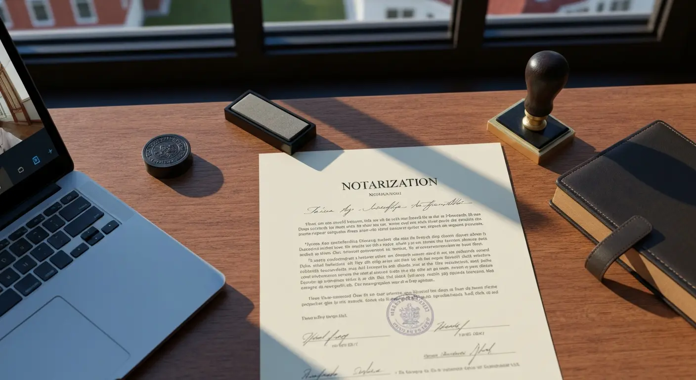 Remote online notarization platform