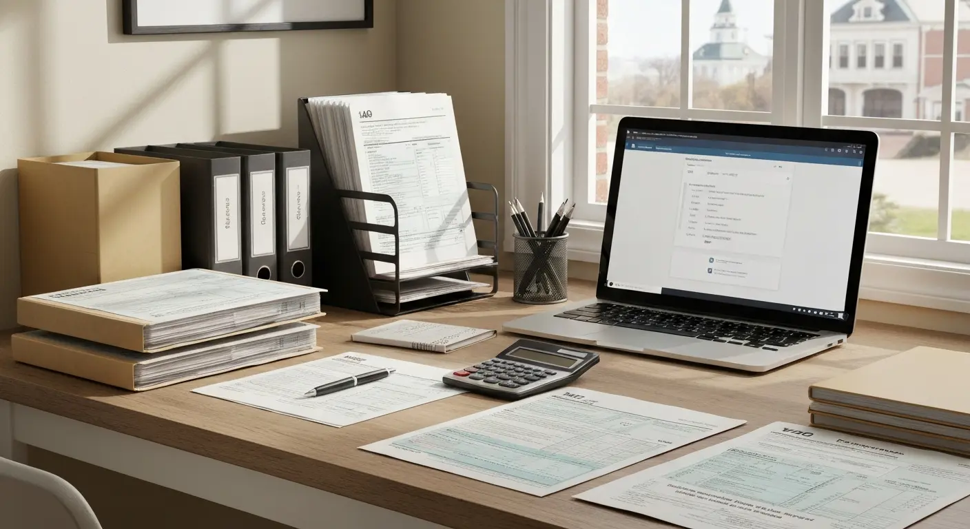 Tax preparation documents