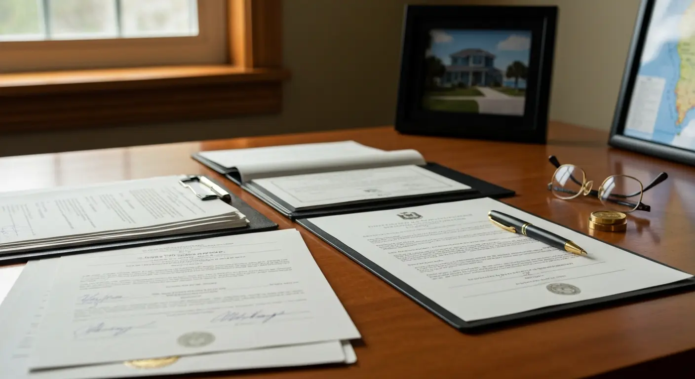 Real estate document signing