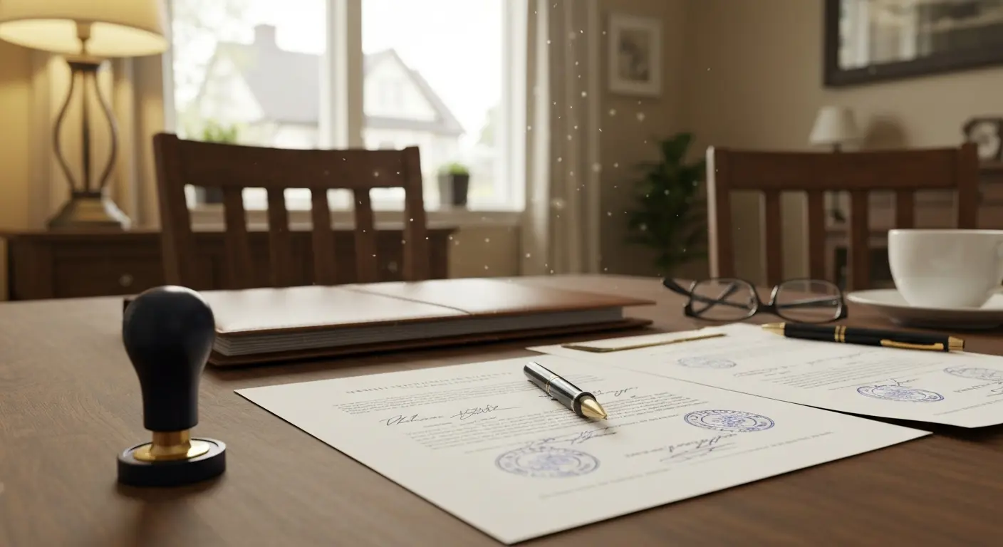 Mobile notary service