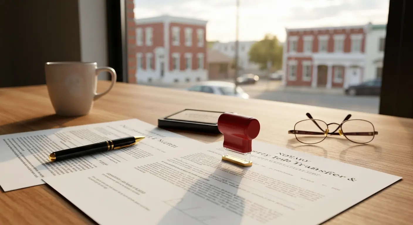 Property transfer signing