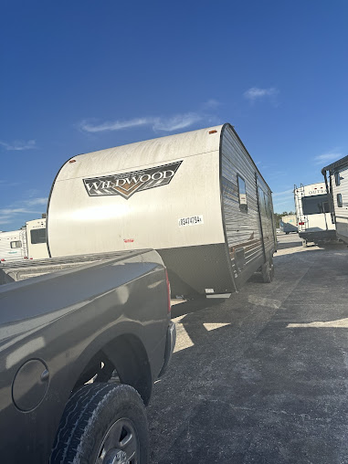 Moffo's Towing flatbed truck staged for a long-distance haul