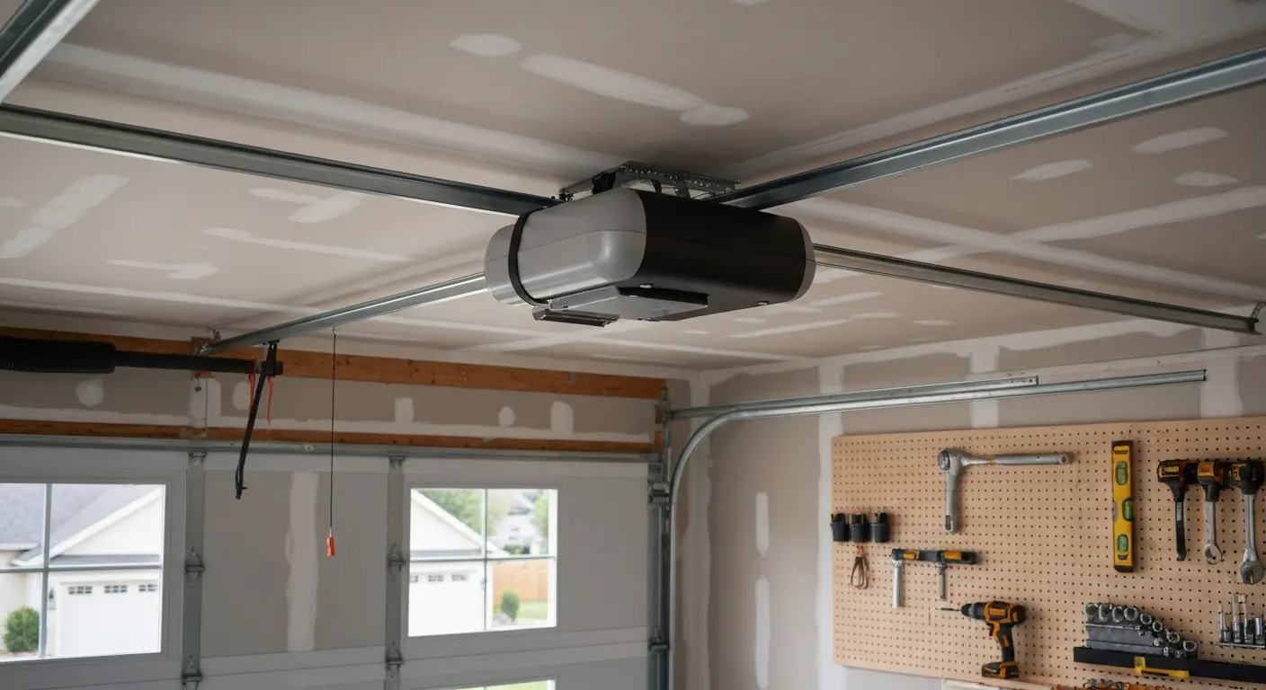 Garage door opener installation
