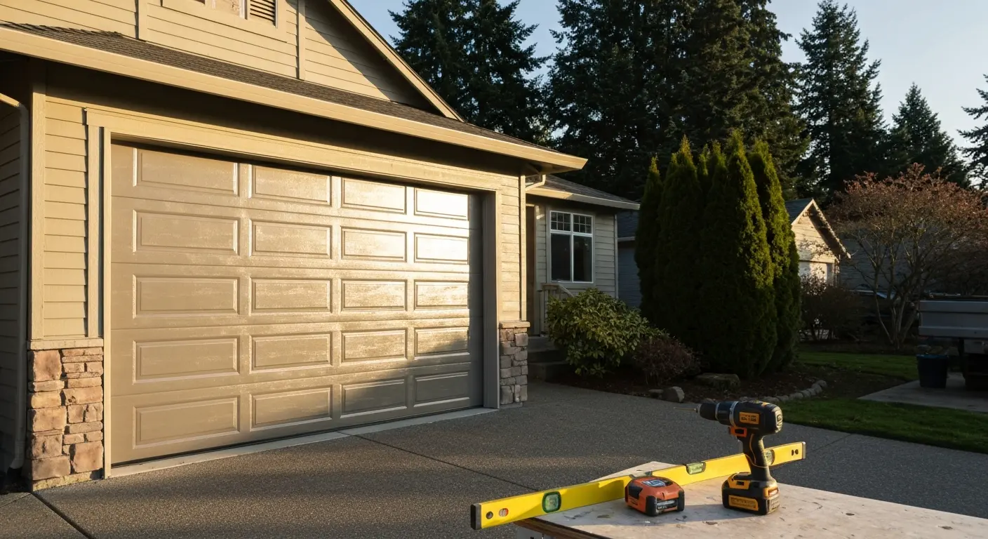 Garage door installation in Stanwood