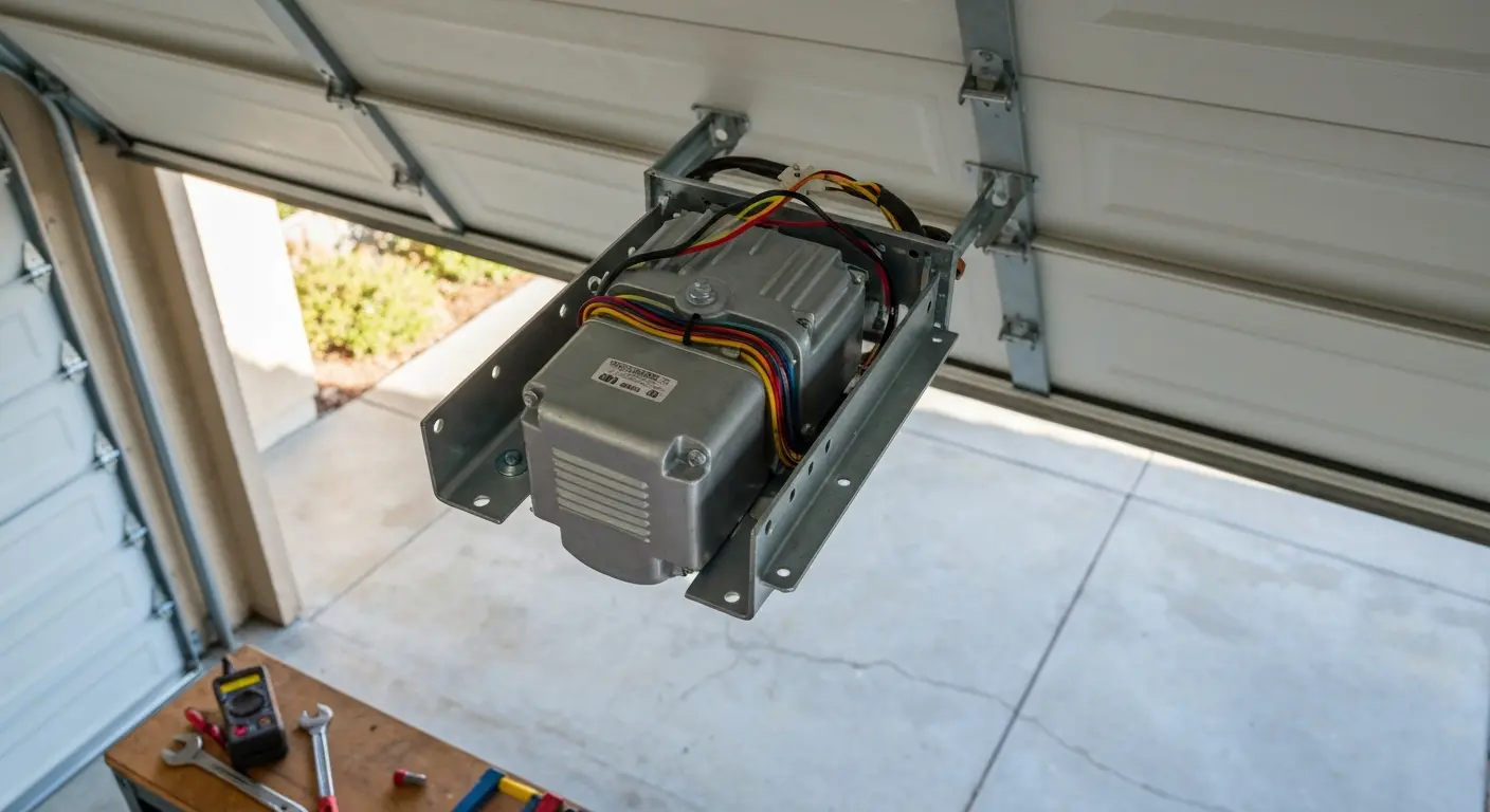 Garage door opener motor repair