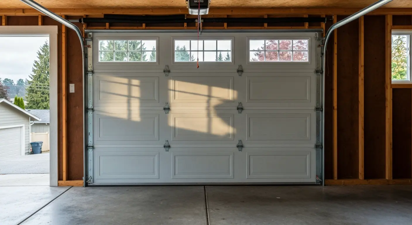 Garage door spring replacement work