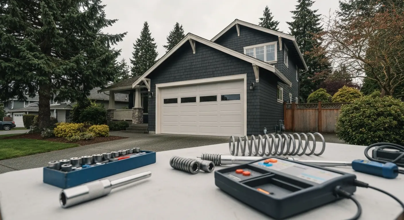 Garage door repair and diagnostics