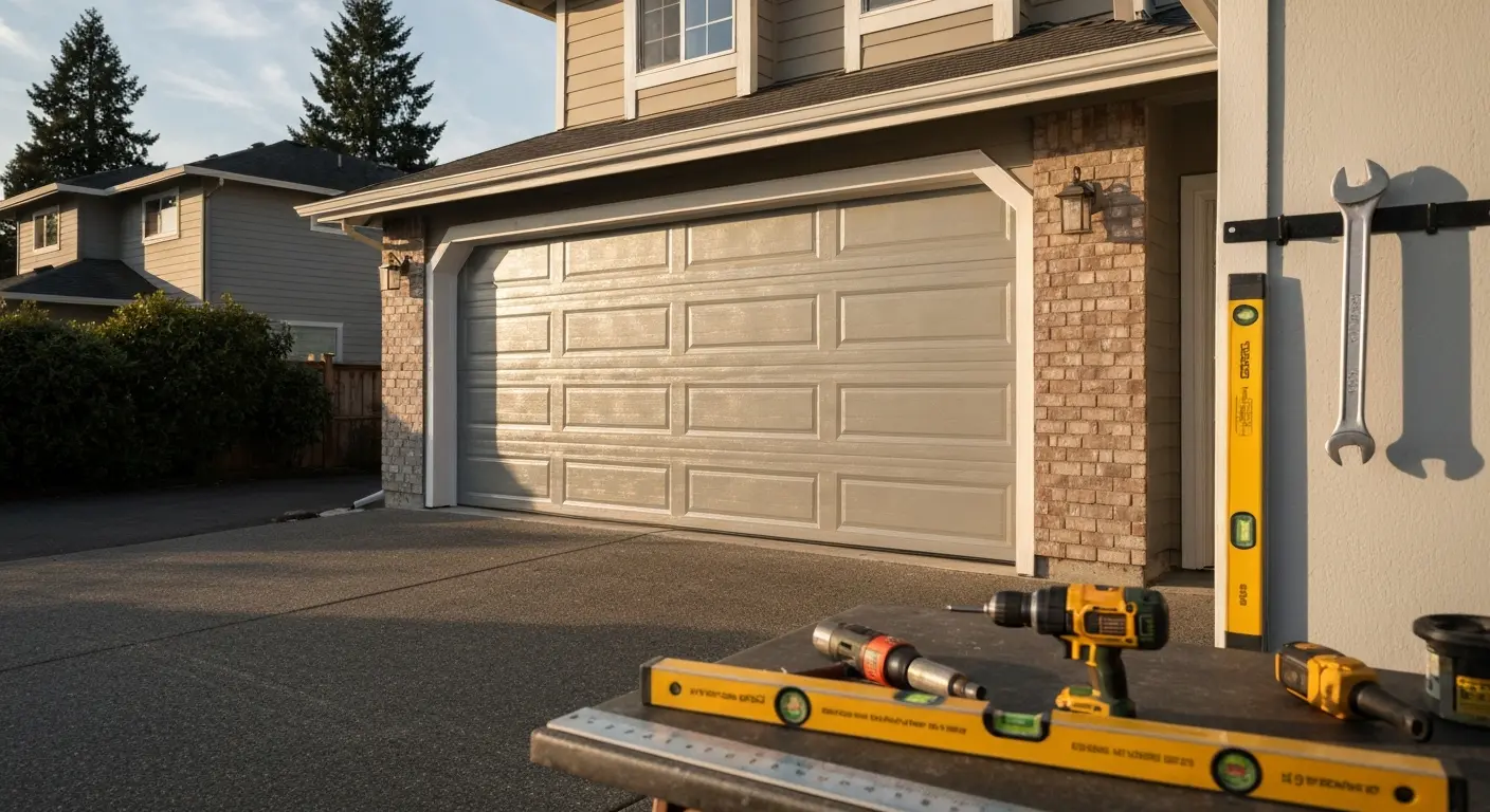 Garage door installation