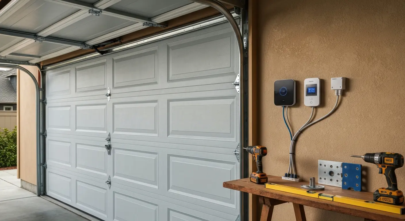 Smart garage door opener