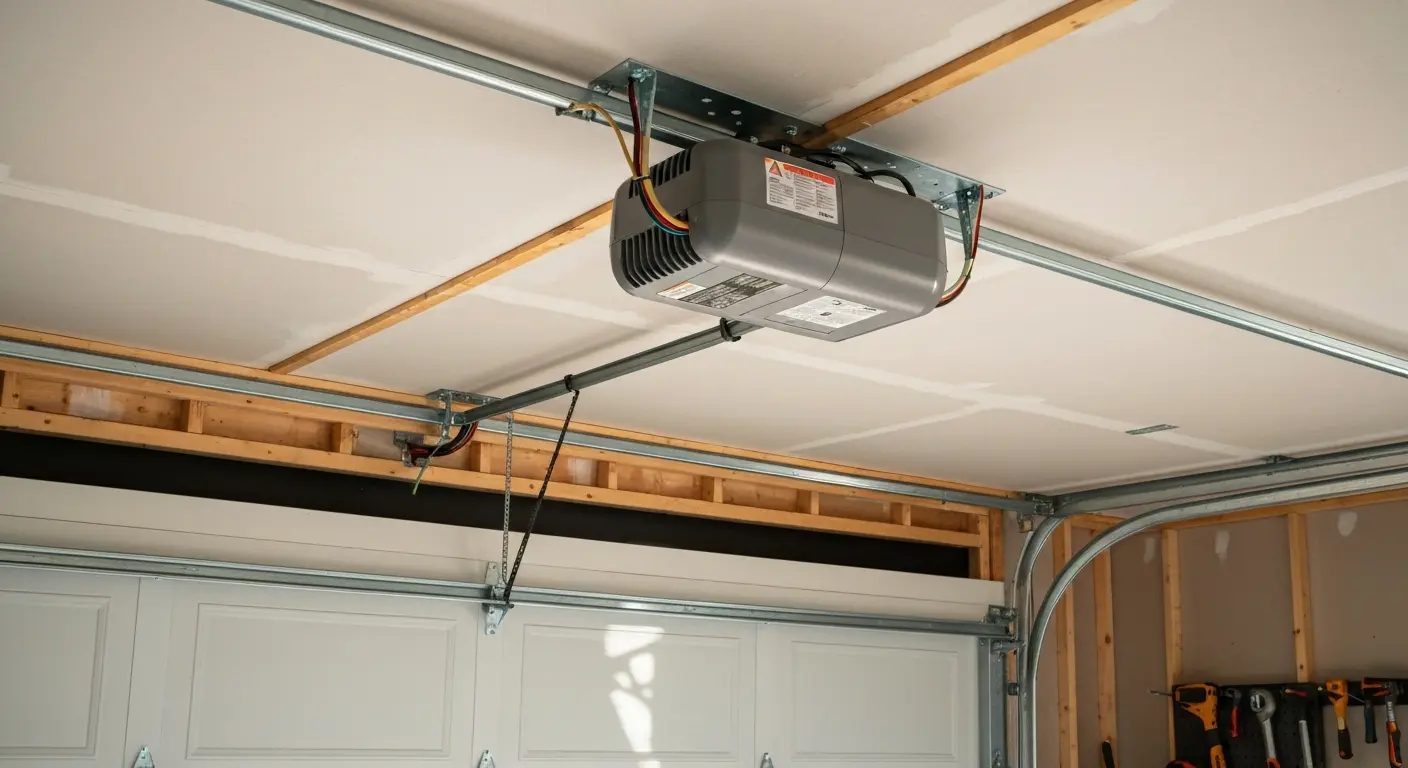 New garage door opener installation