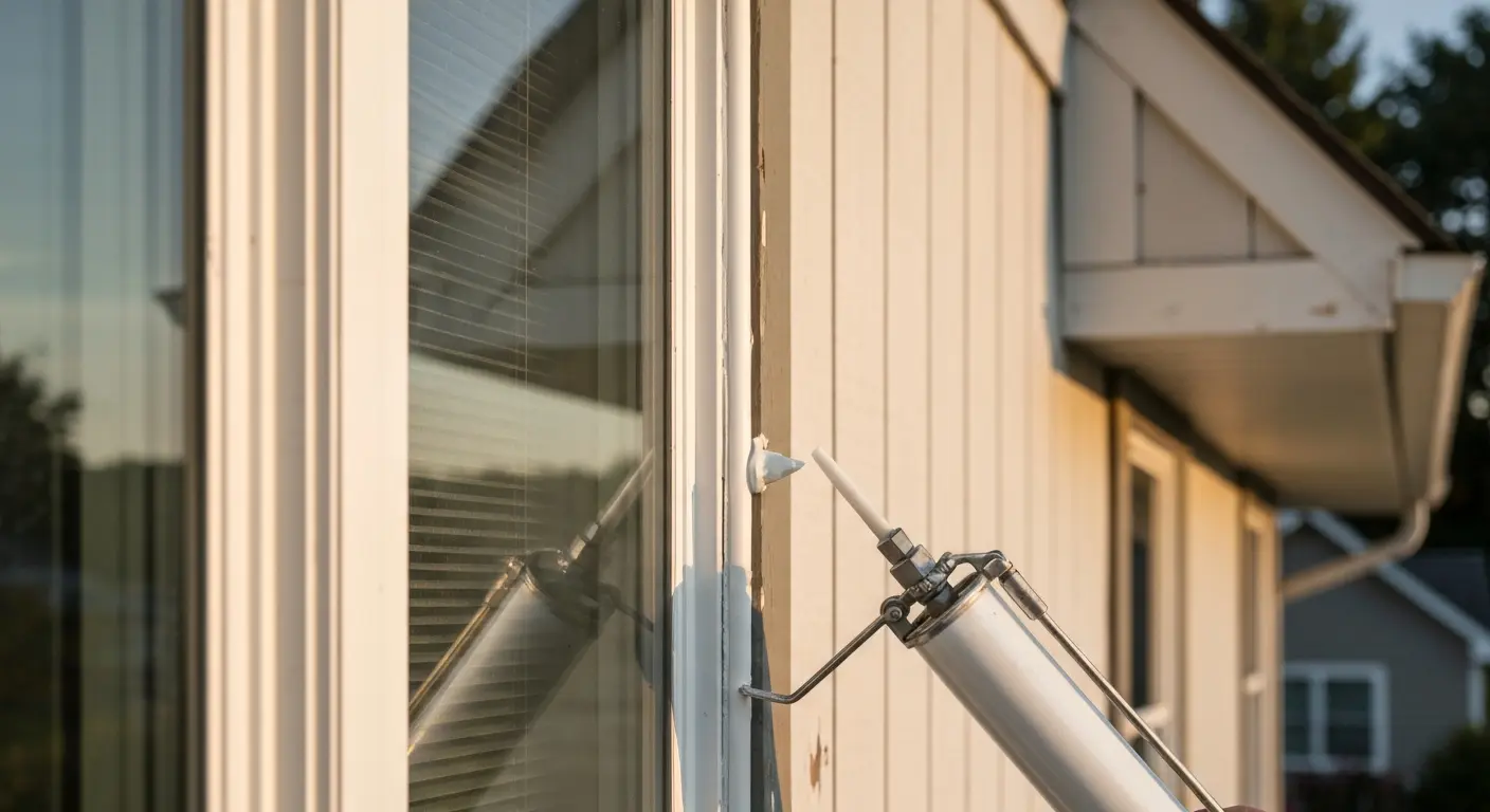 Caulking and weatherproofing