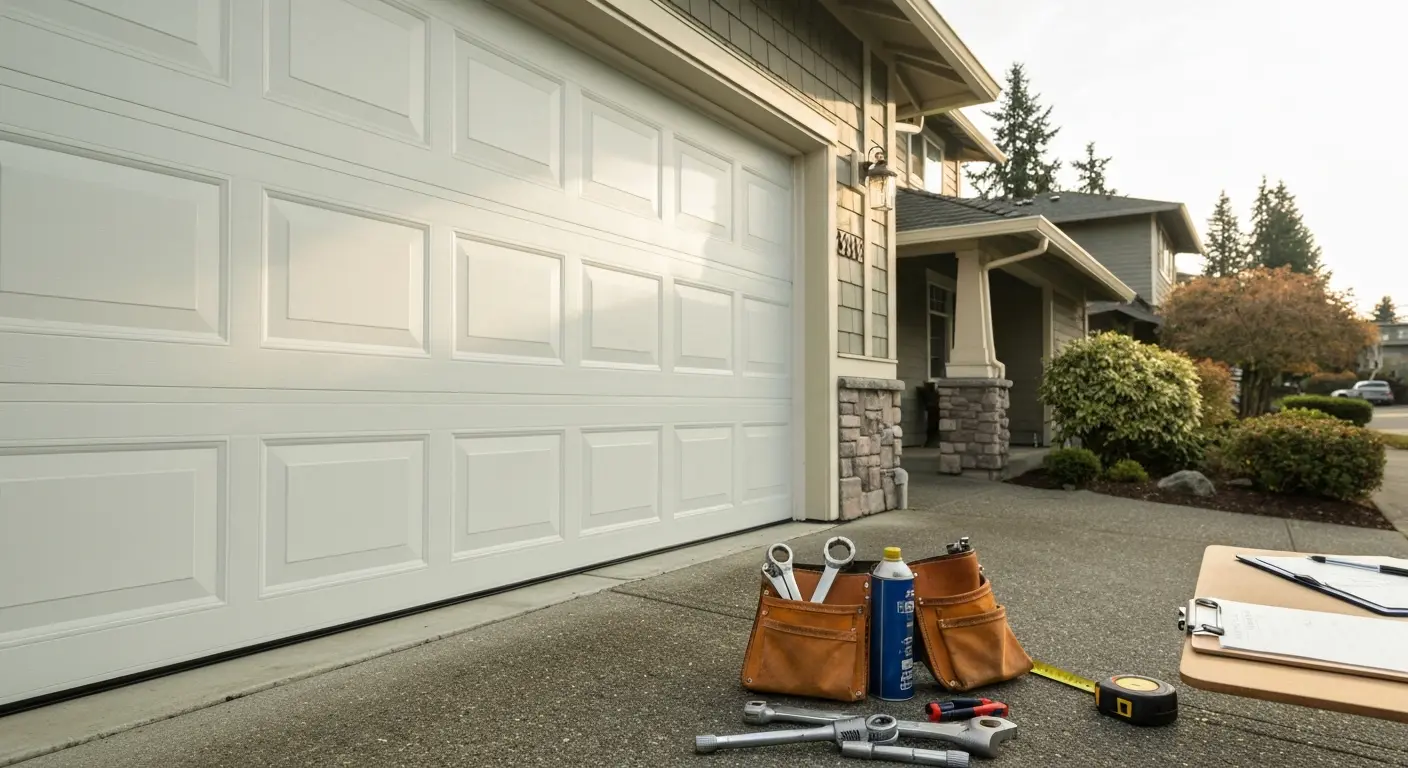 Garage door maintenance