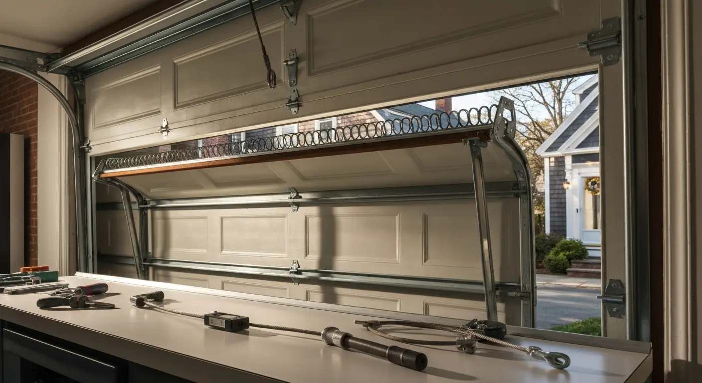 Garage door maintenance and inspection