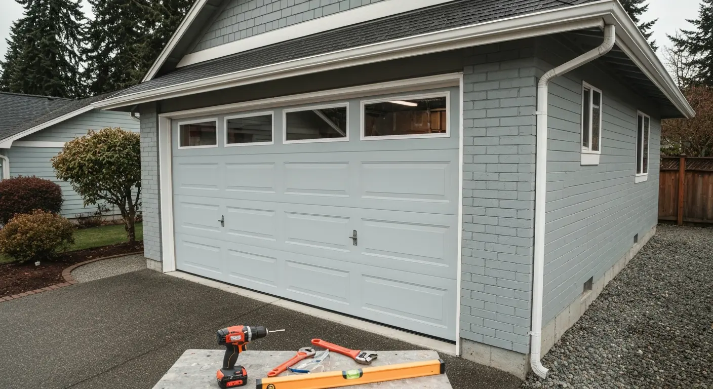 Garage door installation