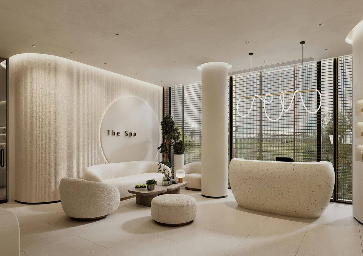 Luxury med spa treatment room