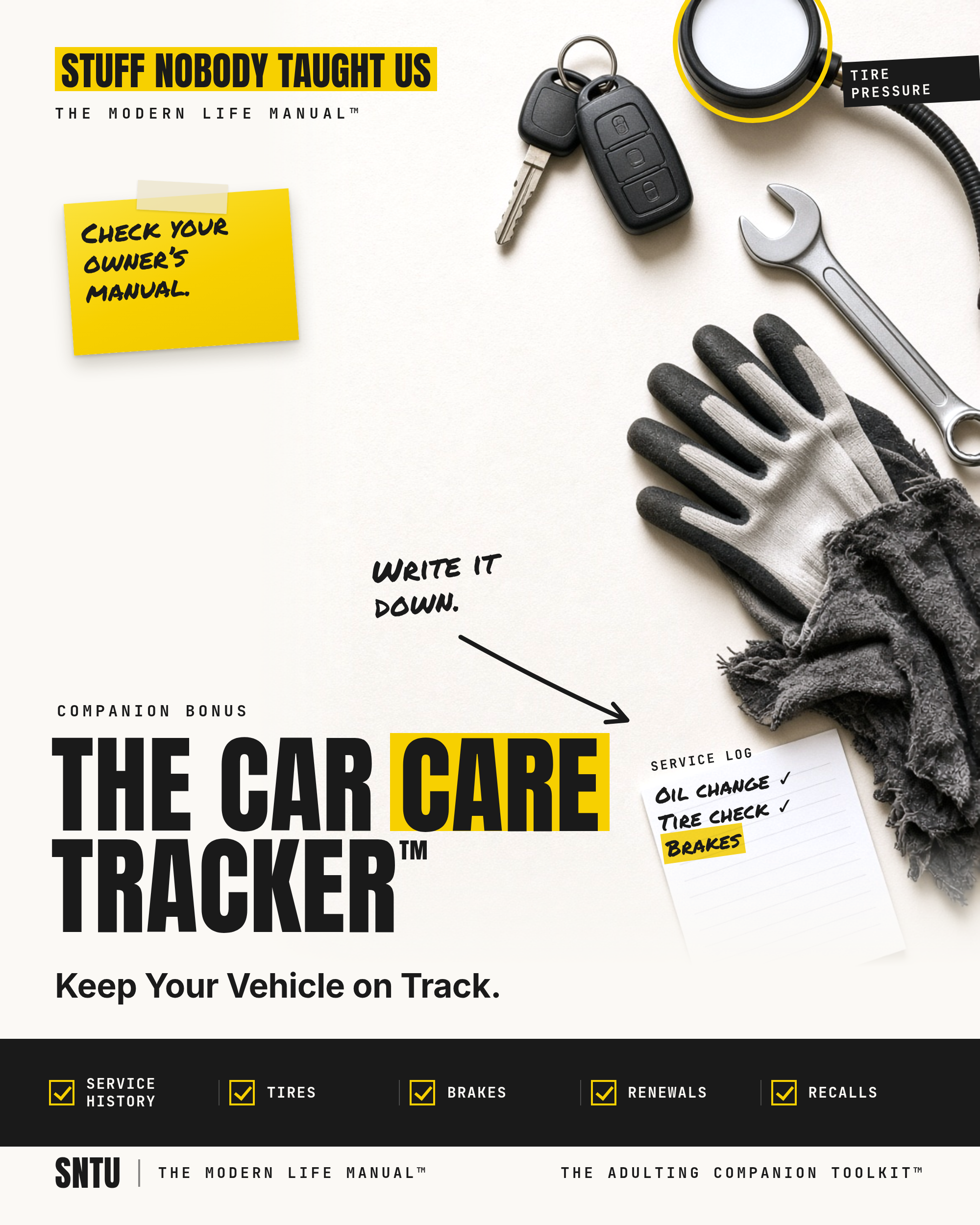 The Car Care Tracker companion tool cover