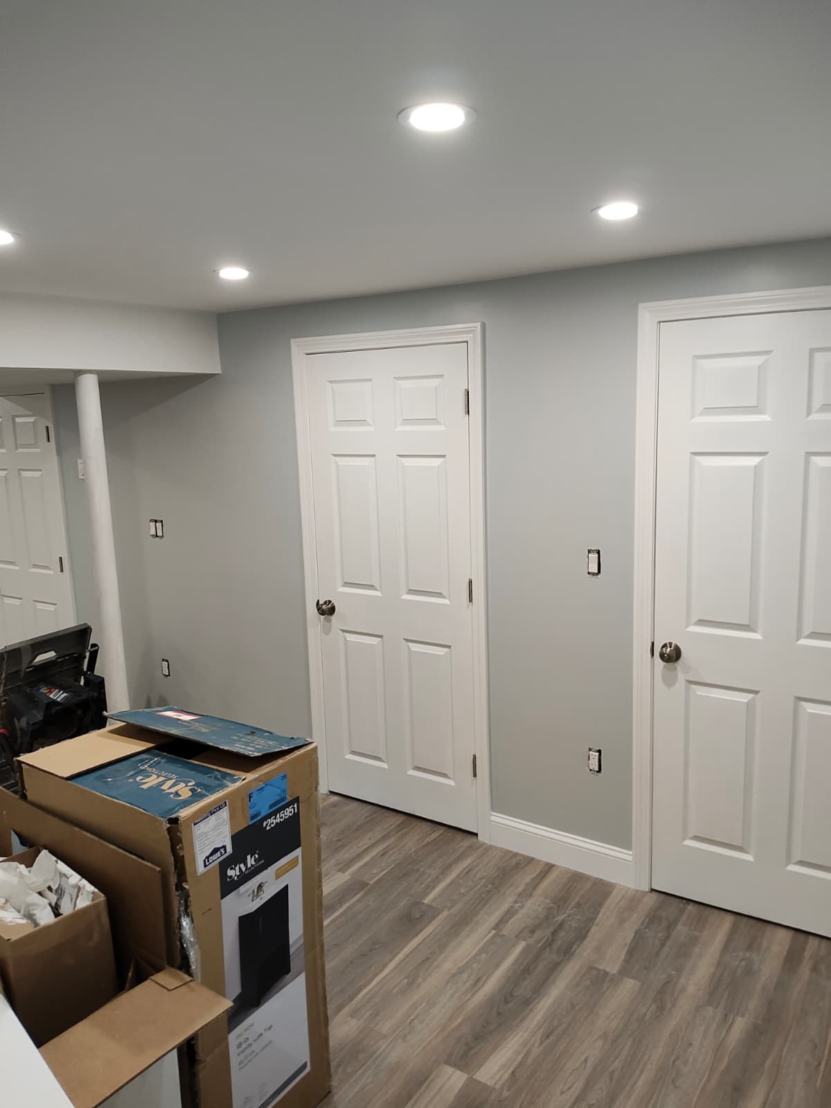 Interior painting finish