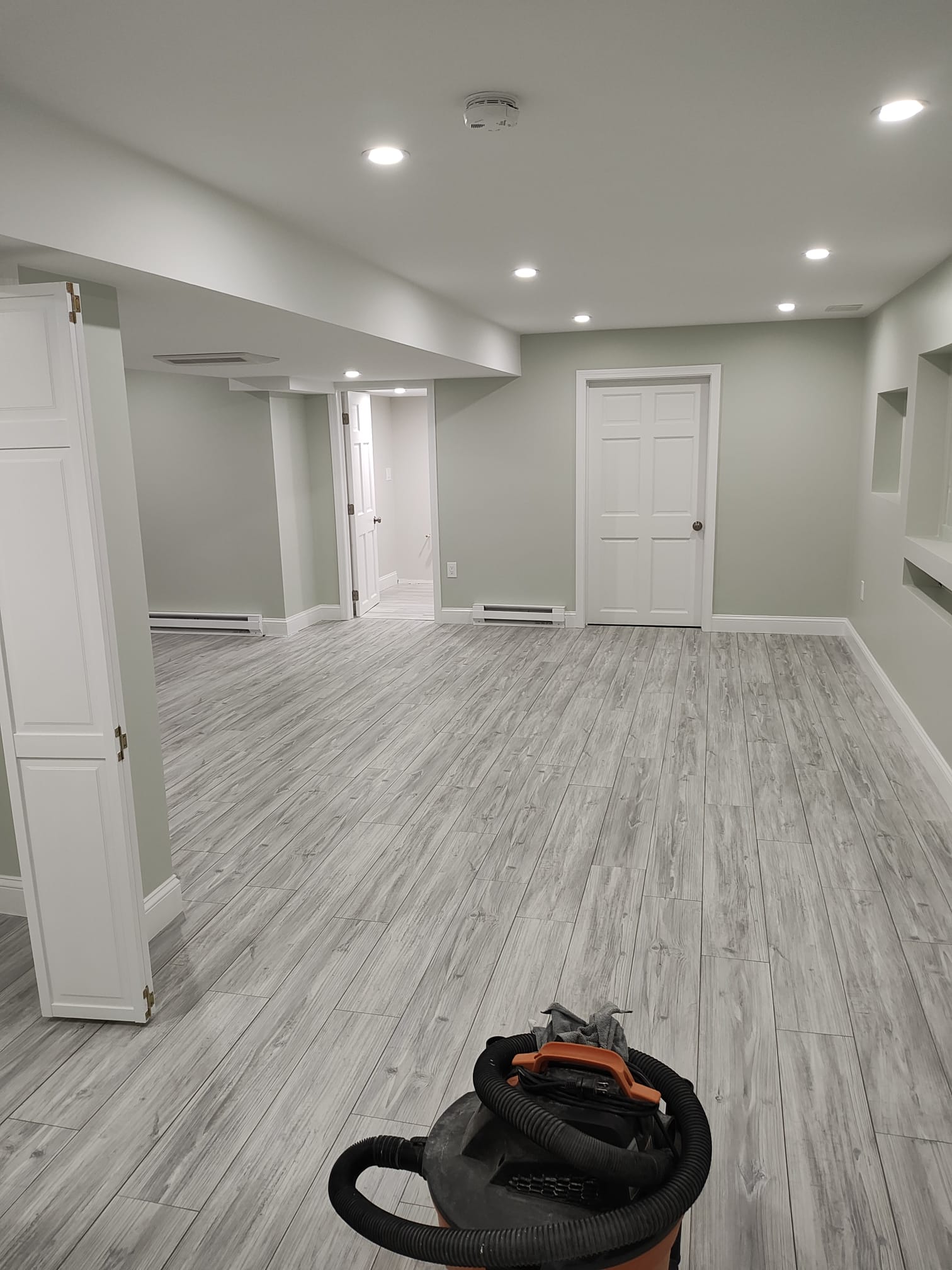 Interior painting — clean lines and professional finish by LS Finish Construction