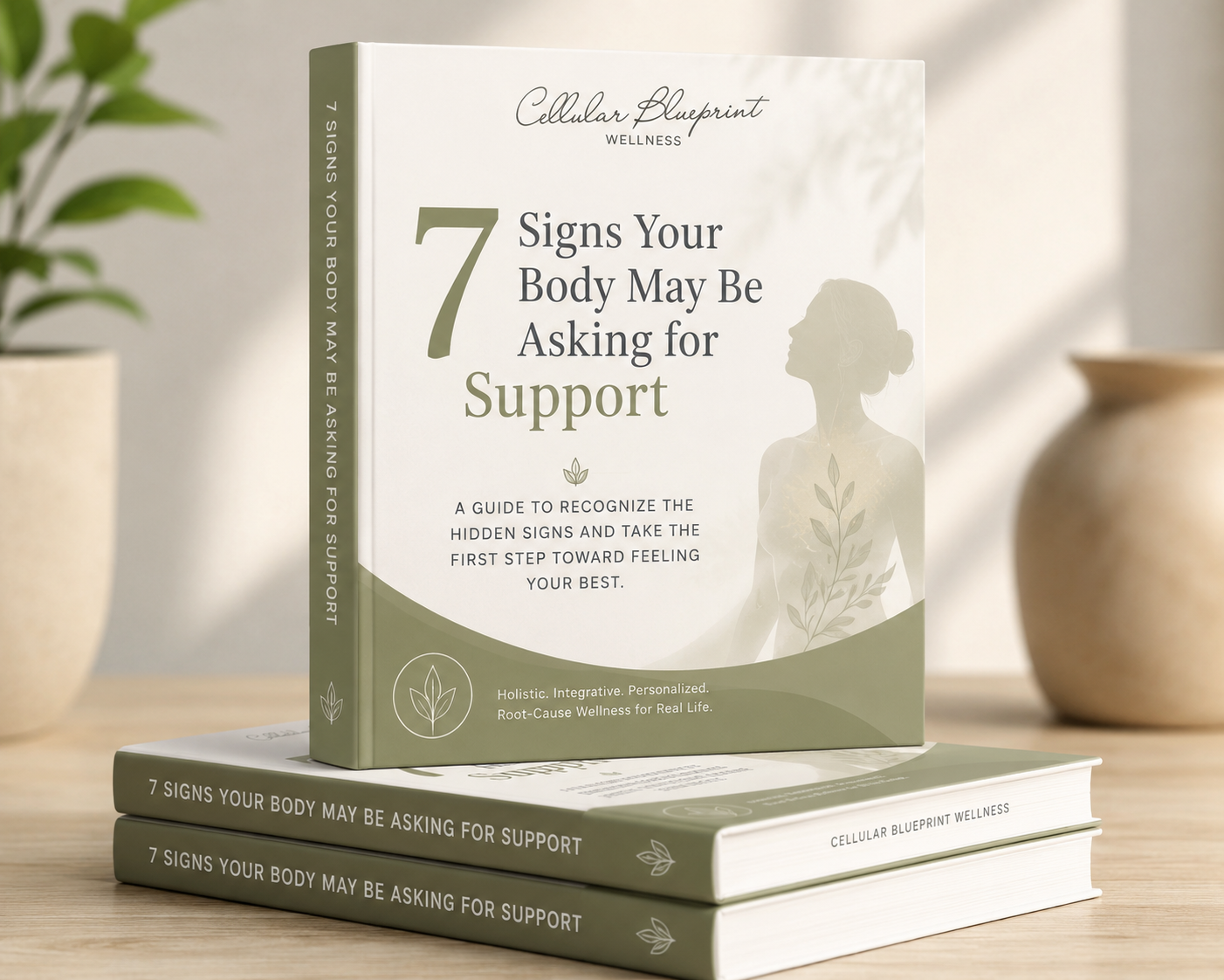 7 Signs Your Body May Be Asking For Support E-Book Mockup