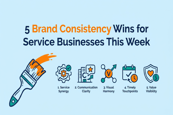 5 Brand Consistency Wins for Service Businesses This Week