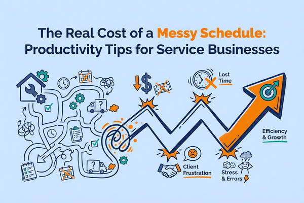 The Real Cost of a Messy Schedule: Productivity Tips for Service Businesses